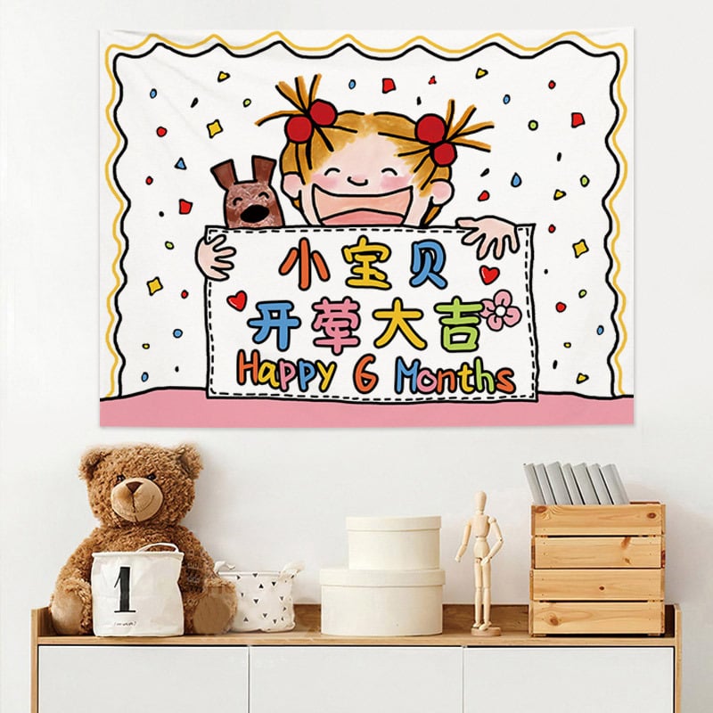 Poliestera gobelēns sienas tapiserija, taisnstūra forma, mašīnas mazgāšana, festivāla stils, piemērots viesistabai un guļamistabai.