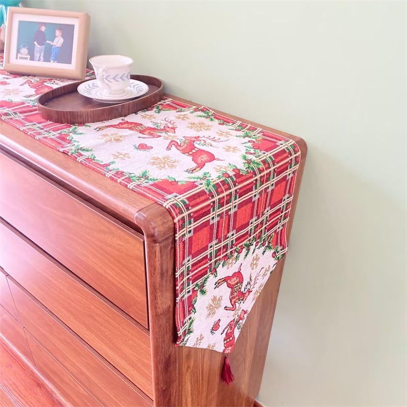 Asztali zászló, 60% poliészter és 40% pamut keverék, ünnepi minta