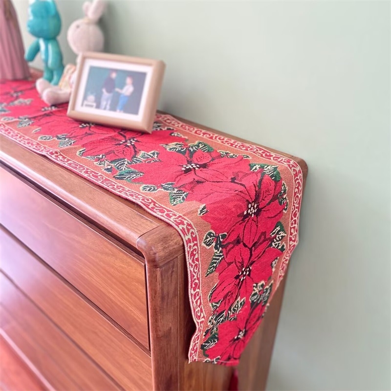 Asztali zászló, 60% poliészter és 40% pamut keverék, ünnepi minta