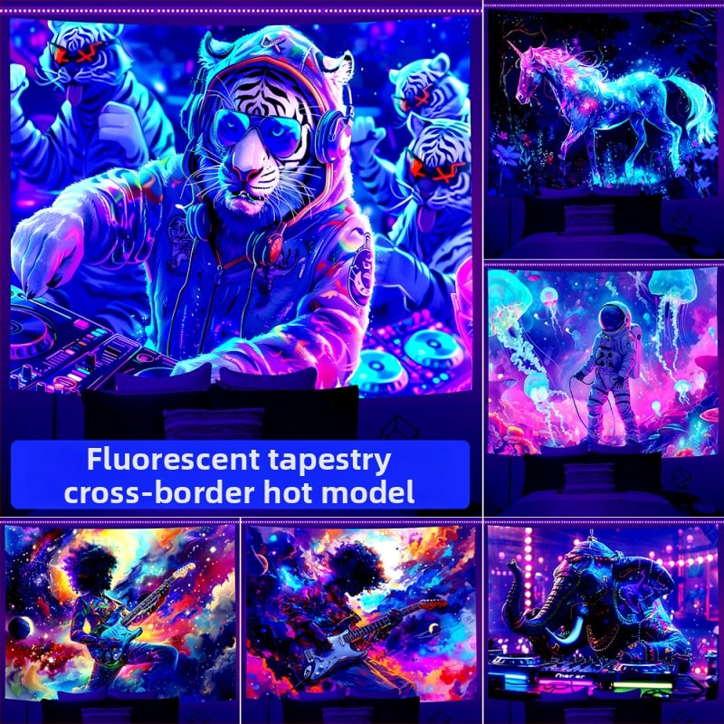 Poliestera sienas gobelis – taisnstūra forma, digitālā termo pārneses druka, mašīnā mazgājams, licencēta privātā zīme