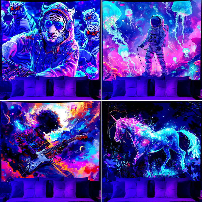 Poliestera sienas gobelis – taisnstūra forma, digitālā termo pārneses druka, mašīnā mazgājams, licencēta privātā zīme