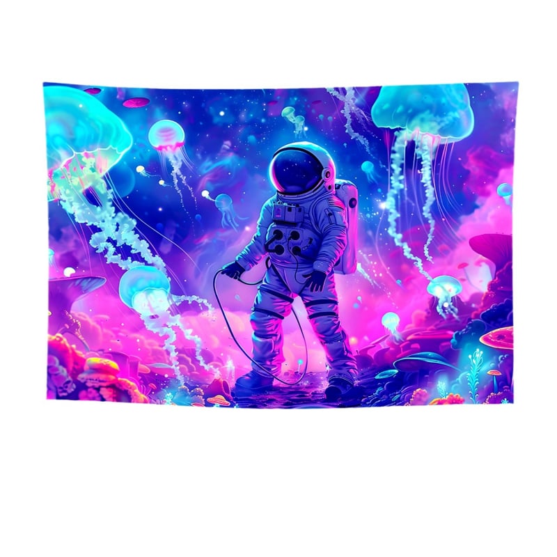 Poliestera sienas gobelis – taisnstūra forma, digitālā termo pārneses druka, mašīnā mazgājams, licencēta privātā zīme