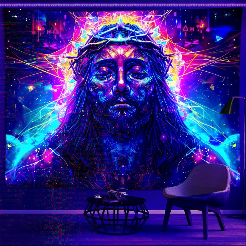 Poliestera sienas gobelis – taisnstūra forma, digitālā termo pārneses druka, mašīnā mazgājams, licencēta privātā zīme