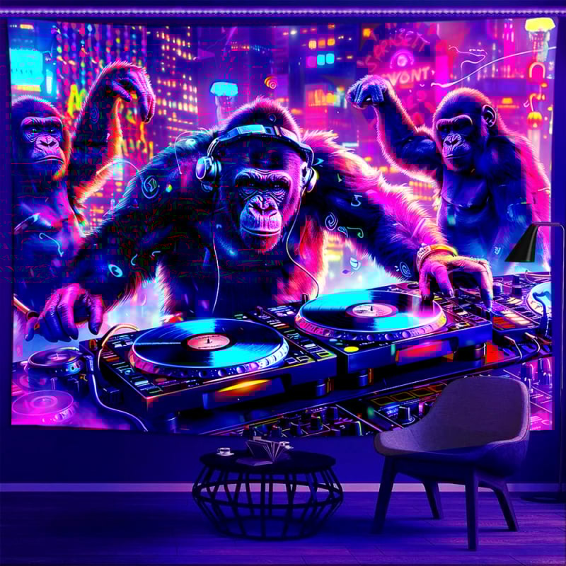 Poliestera sienas gobelis – taisnstūra forma, digitālā termo pārneses druka, mašīnā mazgājams, licencēta privātā zīme