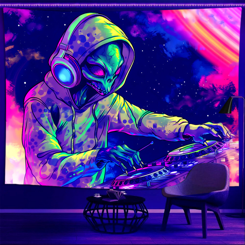 Poliestera sienas gobelis – taisnstūra forma, digitālā termo pārneses druka, mašīnā mazgājams, licencēta privātā zīme