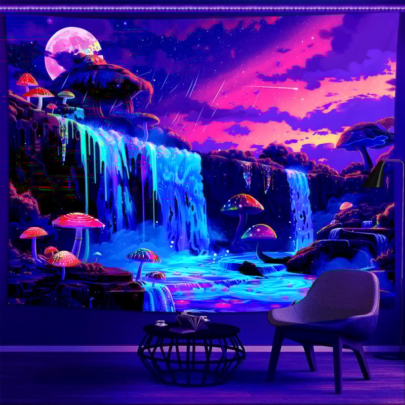 Poliestera sienas gobelis – taisnstūra forma, digitālā termo pārneses druka, mašīnā mazgājams, licencēta privātā zīme