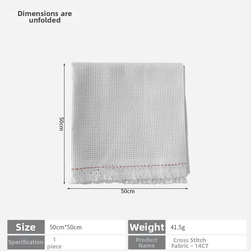 Krustdūriena audums 11ct lina, vienkāršs stils