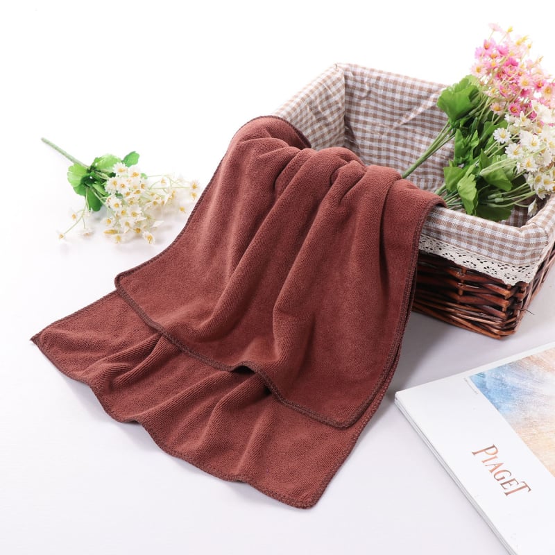 Biezināts absorpijas dvielis skaistumkopšanas salonam un frizētavām, plakanais audums, ultrafinas šķiedras, 50–80 g, logotipa pielāgošana