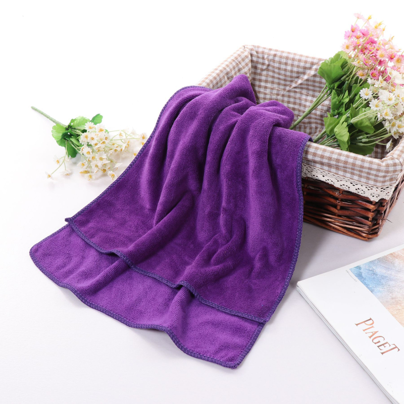 Biezināts absorpijas dvielis skaistumkopšanas salonam un frizētavām, plakanais audums, ultrafinas šķiedras, 50–80 g, logotipa pielāgošana