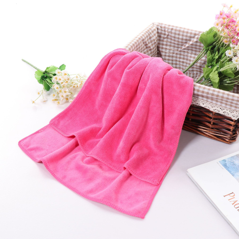 Biezināts absorpijas dvielis skaistumkopšanas salonam un frizētavām, plakanais audums, ultrafinas šķiedras, 50–80 g, logotipa pielāgošana