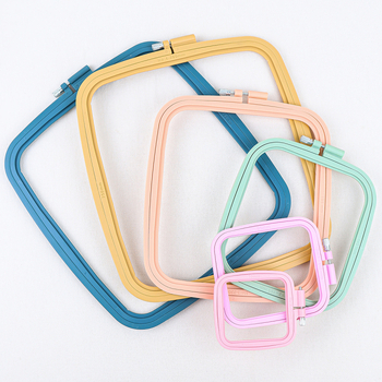 Krustdūrienu komplekts ar ABS plastmasas riņķi, 11CT audums, motīvs: personāži, DIY šūšana