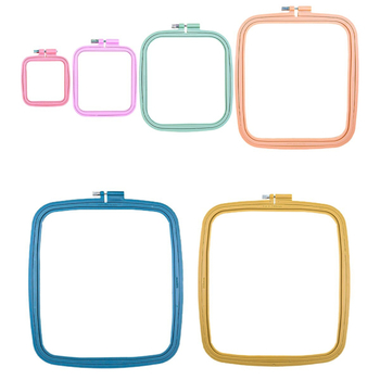 Krustdūrienu komplekts ar ABS plastmasas riņķi, 11CT audums, motīvs: personāži, DIY šūšana