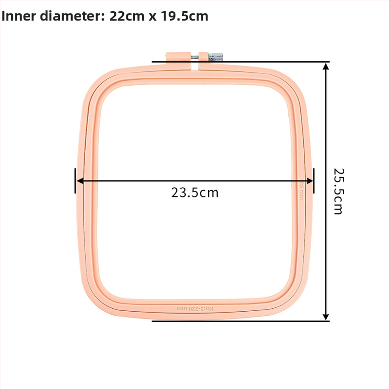 Krustdūrienu komplekts ar ABS plastmasas riņķi, 11CT audums, motīvs: personāži, DIY šūšana