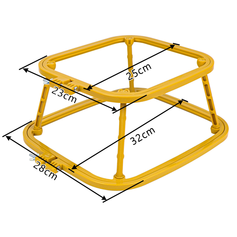 Krustdūrienu komplekts ar ABS plastmasas riņķi, 11CT audums, motīvs: personāži, DIY šūšana
