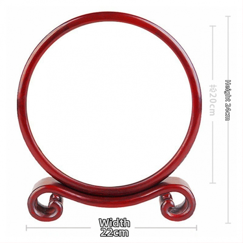 Koka rāmis, divpusējs fotoraams ar Suzhou izšuvumu, plastmasas plāksne, ziedu/zaļumu raksts, etnisks stils