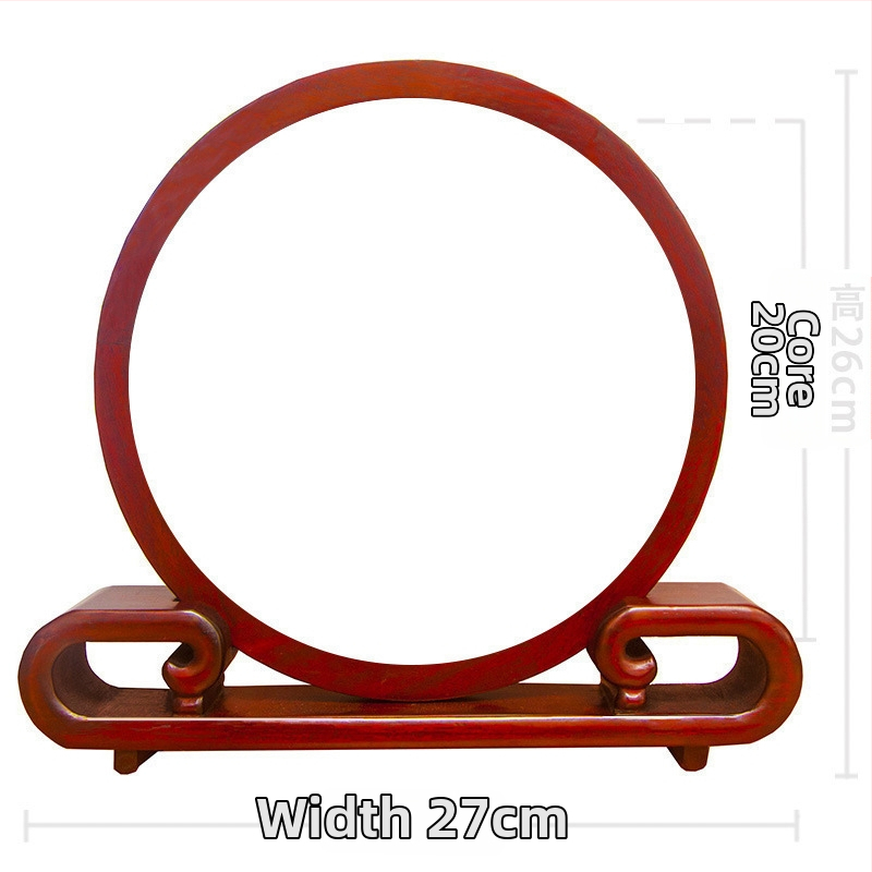 Koka rāmis, divpusējs fotoraams ar Suzhou izšuvumu, plastmasas plāksne, ziedu/zaļumu raksts, etnisks stils