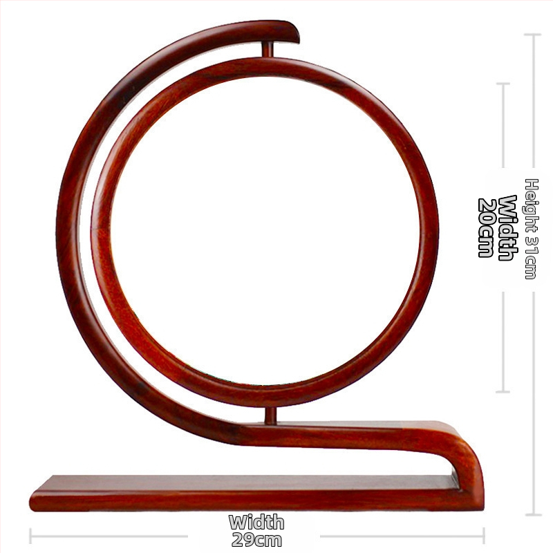 Koka rāmis, divpusējs fotoraams ar Suzhou izšuvumu, plastmasas plāksne, ziedu/zaļumu raksts, etnisks stils