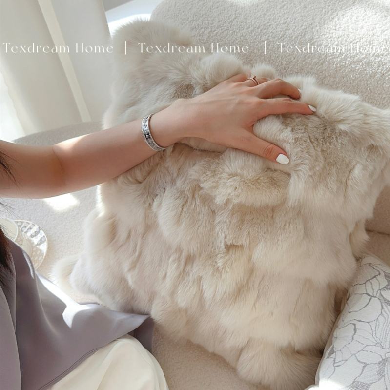 Spilvena vāciņš, plīša materiāls, sērija 653, vienkrāsains raksts, dzīvojamā istaba