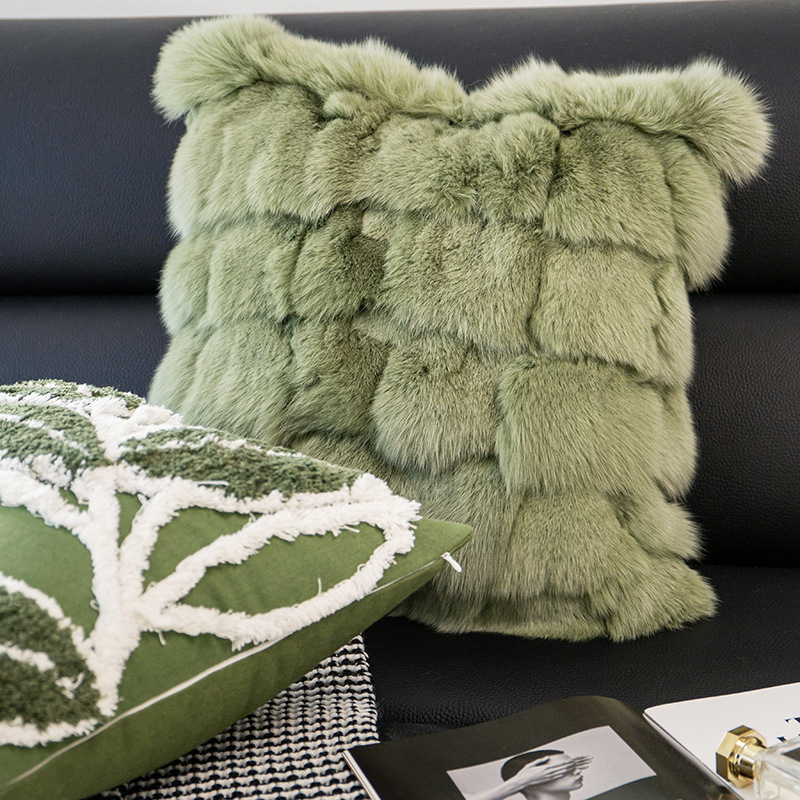 Spilvena vāciņš, plīša materiāls, sērija 653, vienkrāsains raksts, dzīvojamā istaba