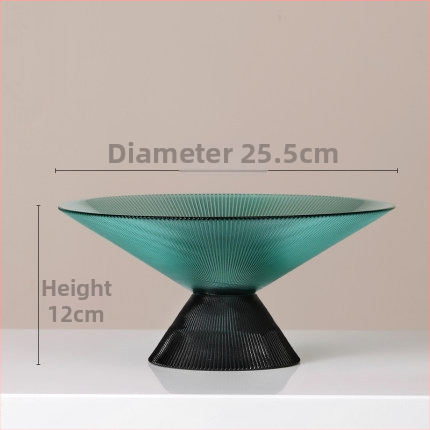 Stikla augļu plate Eiropas stilā ar gaišu luksusa retro dizainu, Autonomy zīmols, uzsākta 2021. gadā.