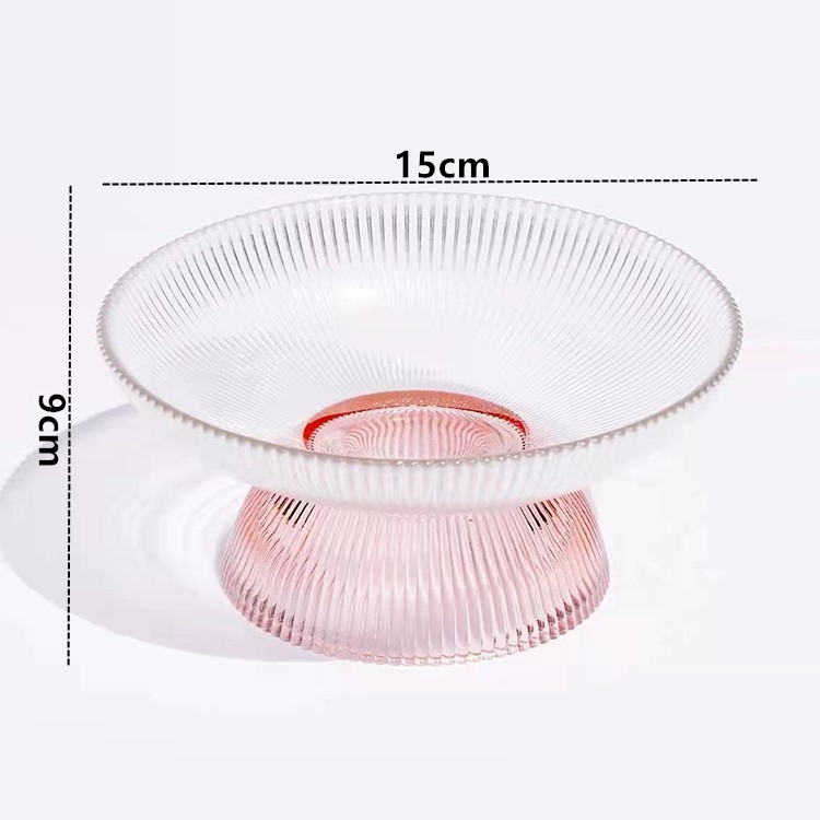 Stikla augļu plate Eiropas stilā ar gaišu luksusa retro dizainu, Autonomy zīmols, uzsākta 2021. gadā.