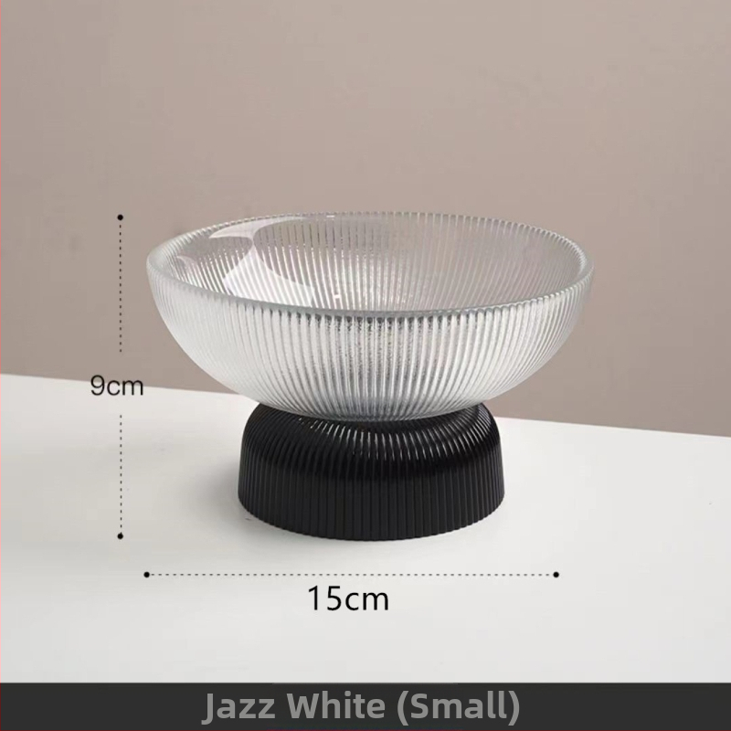 Stikla augļu plate Eiropas stilā ar gaišu luksusa retro dizainu, Autonomy zīmols, uzsākta 2021. gadā.