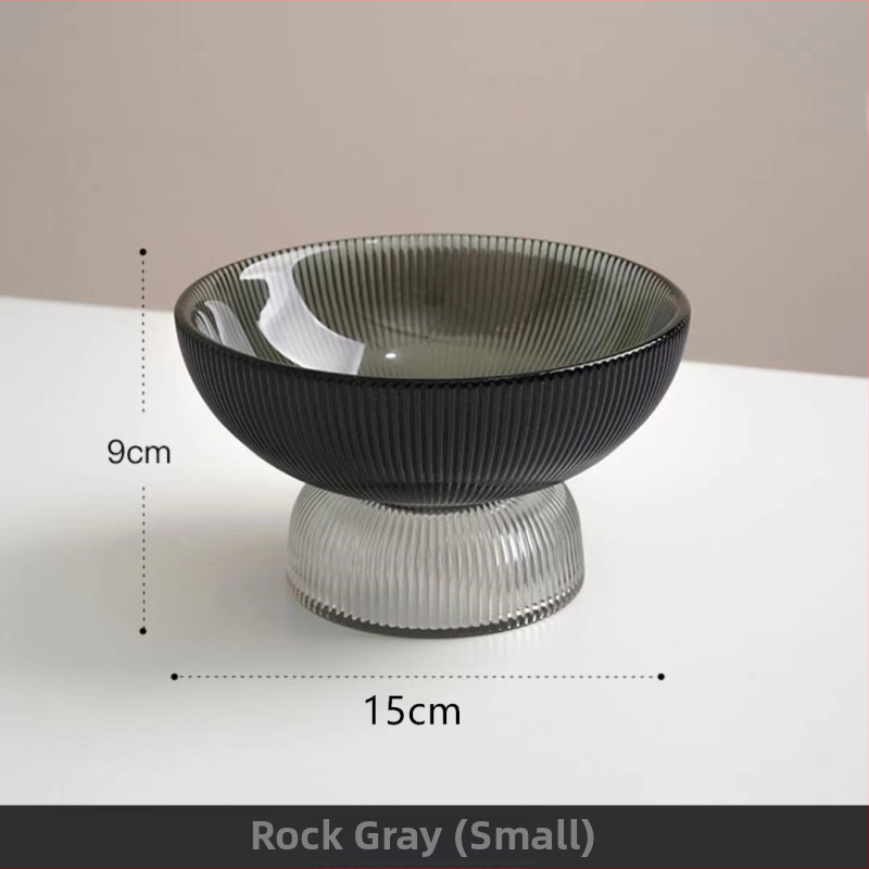 Stikla augļu plate Eiropas stilā ar gaišu luksusa retro dizainu, Autonomy zīmols, uzsākta 2021. gadā.