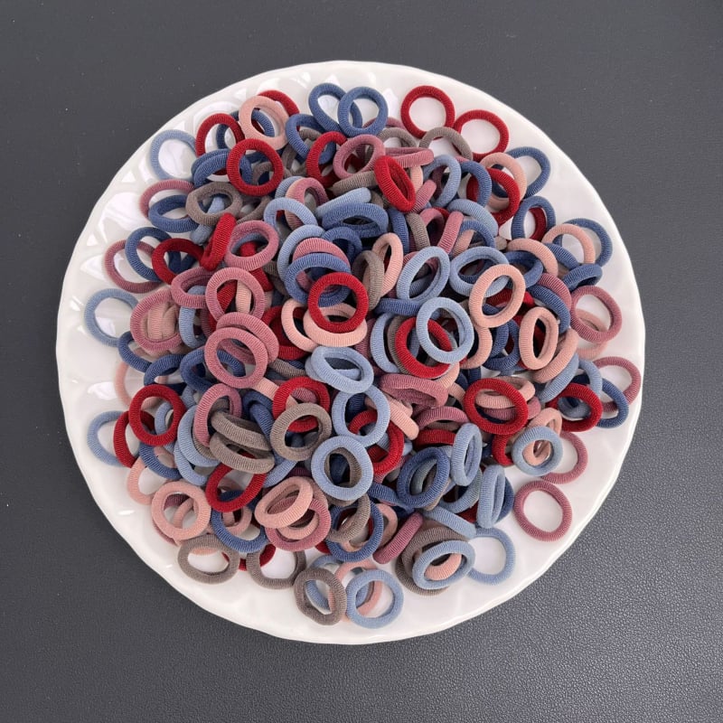 Dvieļu gredzens, adīts audums, augsta elastība, Korejas stila, svaigs un salds dizains (2024. gada vasara)