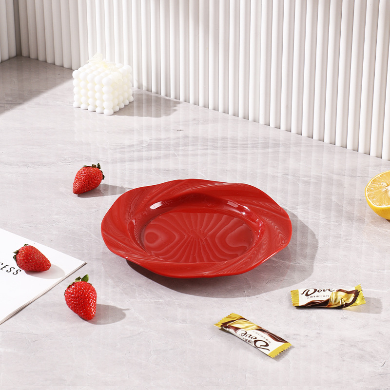 Laijushun augļu plāksne, plastmasa, jauns ķīniešu stils, izlaists 2025. gadā.