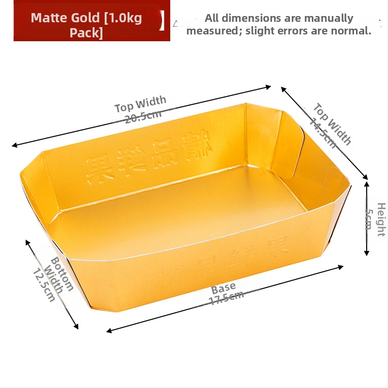 Papīra augļu plate vitrīnas nolūkam, svaigs un mīļš stils, izlaišana ziemā 2024