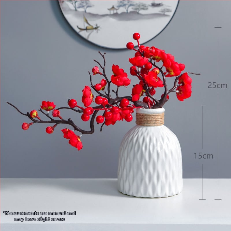 Keramikas laimes figūra augļu formā, Qiyang, ķīniešu stils, kartona iepakojums