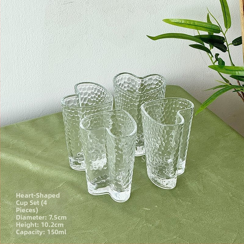 Qianka Stikla augļu un desertu demonstrācijas šķīvis, apaļš, virsma ar intarsiju, franču stils