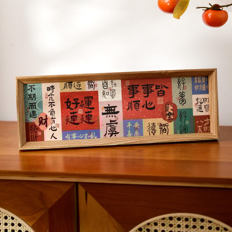 Teak koka dekoratīvā figūra ieejai un dzīvojamai istabai, jauns činoiserijas stils, amatniecība: cits; dāvana dzimšanas dienā un Ziemassvētkiem