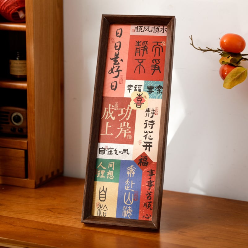 Teak koka dekoratīvā figūra ieejai un dzīvojamai istabai, jauns činoiserijas stils, amatniecība: cits; dāvana dzimšanas dienā un Ziemassvētkiem