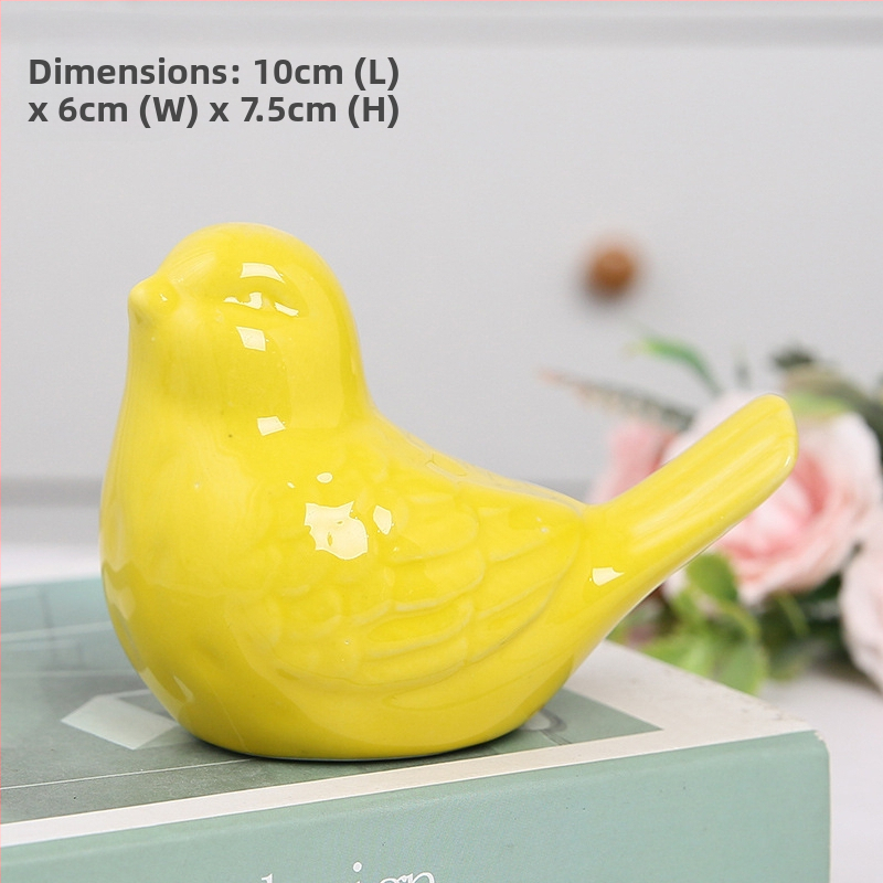 Keramikas putnu skulptūra, mīļa dizaina, mūsdienu minimālisma stils, mājas dekors dzīvojamajai istabai un darba telpai, TV skapja dekoram