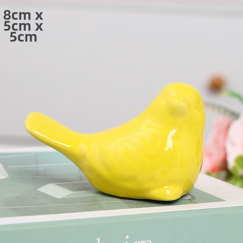 Keramikas putnu skulptūra, mīļa dizaina, mūsdienu minimālisma stils, mājas dekors dzīvojamajai istabai un darba telpai, TV skapja dekoram