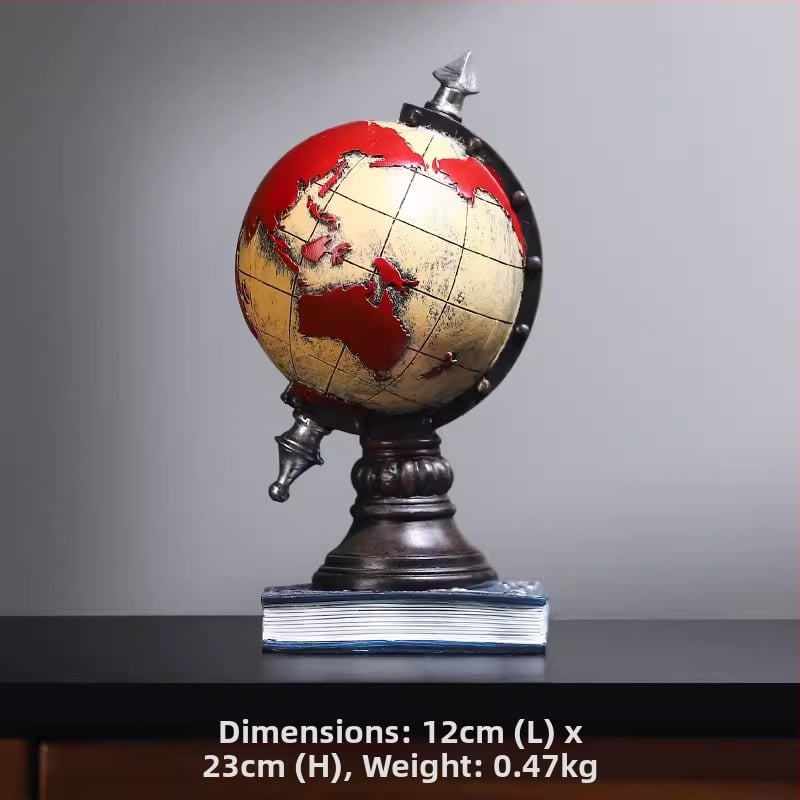 Vīna skapi dekoru komplekts — sveķu fonogrāfa aksesuāri birojam un viesistabai, Tengda zīmols, moderns retro stils, gatavs dāvanai