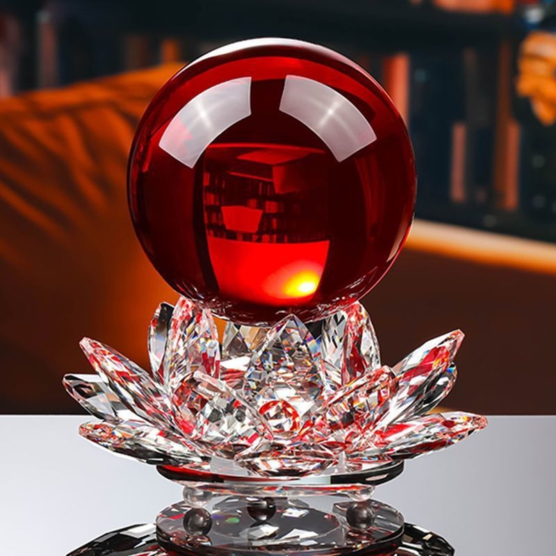 Kristāla Lotus dekors ar lampas pamatni un kristāla lodīte - Materiāls: bambuss; Stils: Ķīniešu stils; Pasūtījuma apstrāde: Jā; Preces numurs: 1009200268