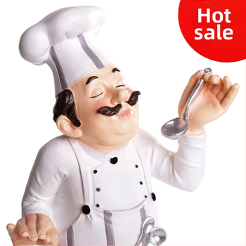 Šeffigūra no sintētiskā sveķa, ķīniešu stilā dekoratīvs tēls, kartona iepakojums