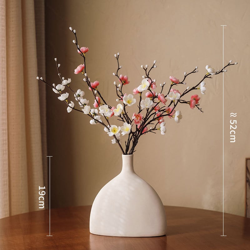 Mākslīga ziedu filiāle no zīda, mājas dekoriem, ar stilizāciju un 3D drukāšanas tekstūru