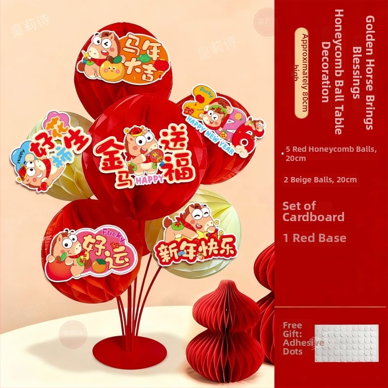 Vietos dekoravimo rekvizitai – popierinė medžiaga, šventinis stilius, Pavasario festivalio dekoracijos