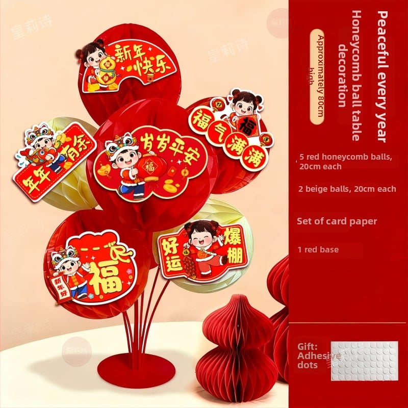 Vietos dekoravimo rekvizitai – popierinė medžiaga, šventinis stilius, Pavasario festivalio dekoracijos