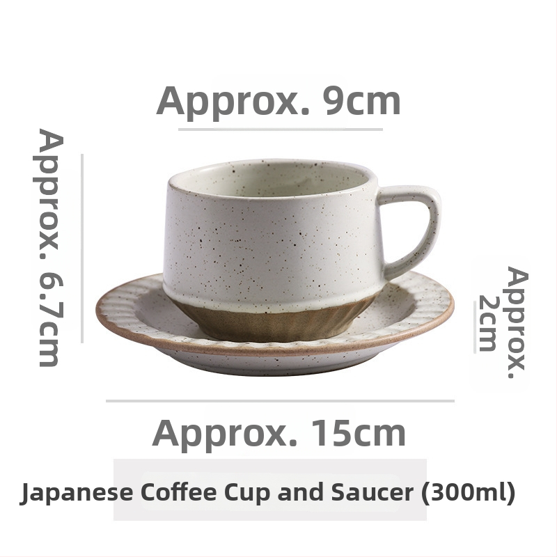 Keramikas kafas krūze ar ziedu rakstu, retro stilā, divu vienību komplekts, mikroviļņu krāsnij droša un izturīga pret augstām temperatūrām