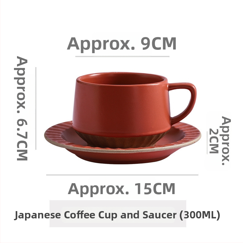 Keramikas kafas krūze ar ziedu rakstu, retro stilā, divu vienību komplekts, mikroviļņu krāsnij droša un izturīga pret augstām temperatūrām