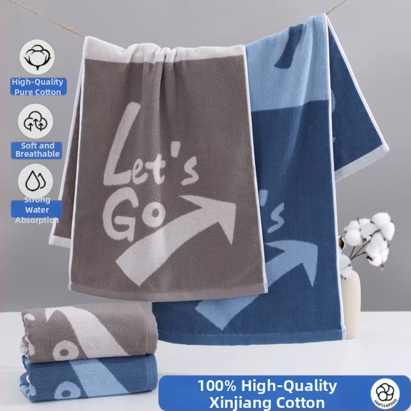 Jinxi Gaoyang 100% kokvilnas sejas dvielis – 32S dzija, 100–120 g, 100% kokvilna