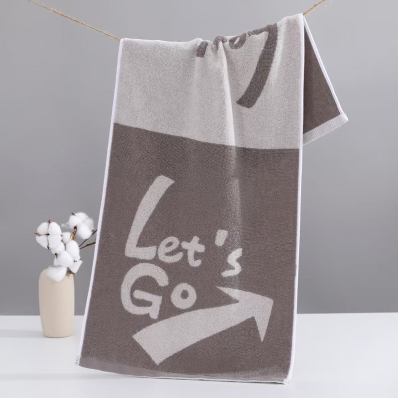 Jinxi Gaoyang 100% kokvilnas sejas dvielis – 32S dzija, 100–120 g, 100% kokvilna