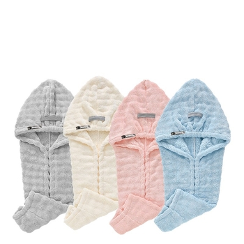 Női hajszárító sapka, korall flock anyag, 140–169 g, szegélyezés, Chuhui márka