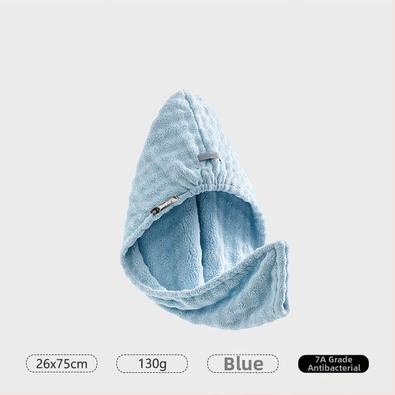 Női hajszárító sapka, korall flock anyag, 140–169 g, szegélyezés, Chuhui márka