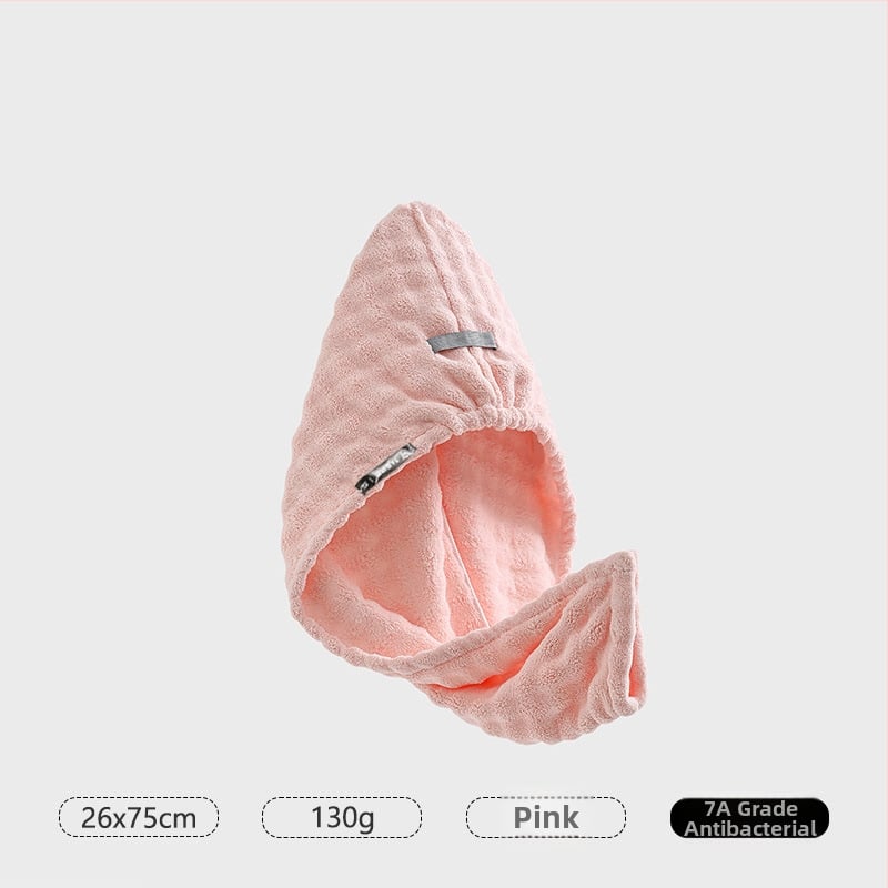 Női hajszárító sapka, korall flock anyag, 140–169 g, szegélyezés, Chuhui márka