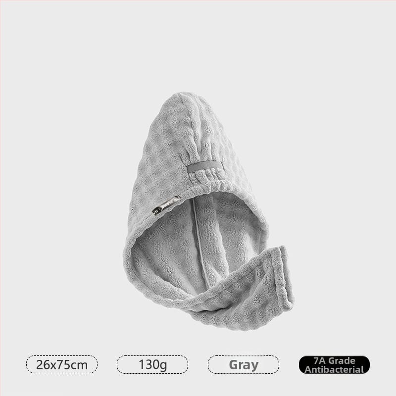 Női hajszárító sapka, korall flock anyag, 140–169 g, szegélyezés, Chuhui márka